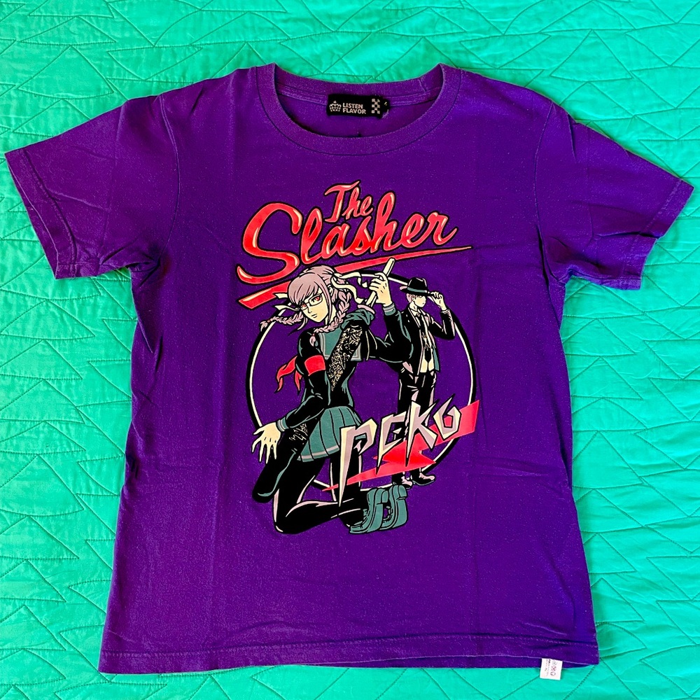 LISTEN FLAVOR x Danganronpa The Slasher T-Shirt
